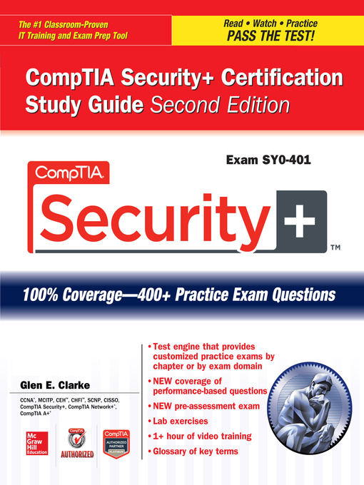 Title details for CompTIA Security+ Certification Study Guide (Exam SY0-401) by Glen E. Clarke - Available